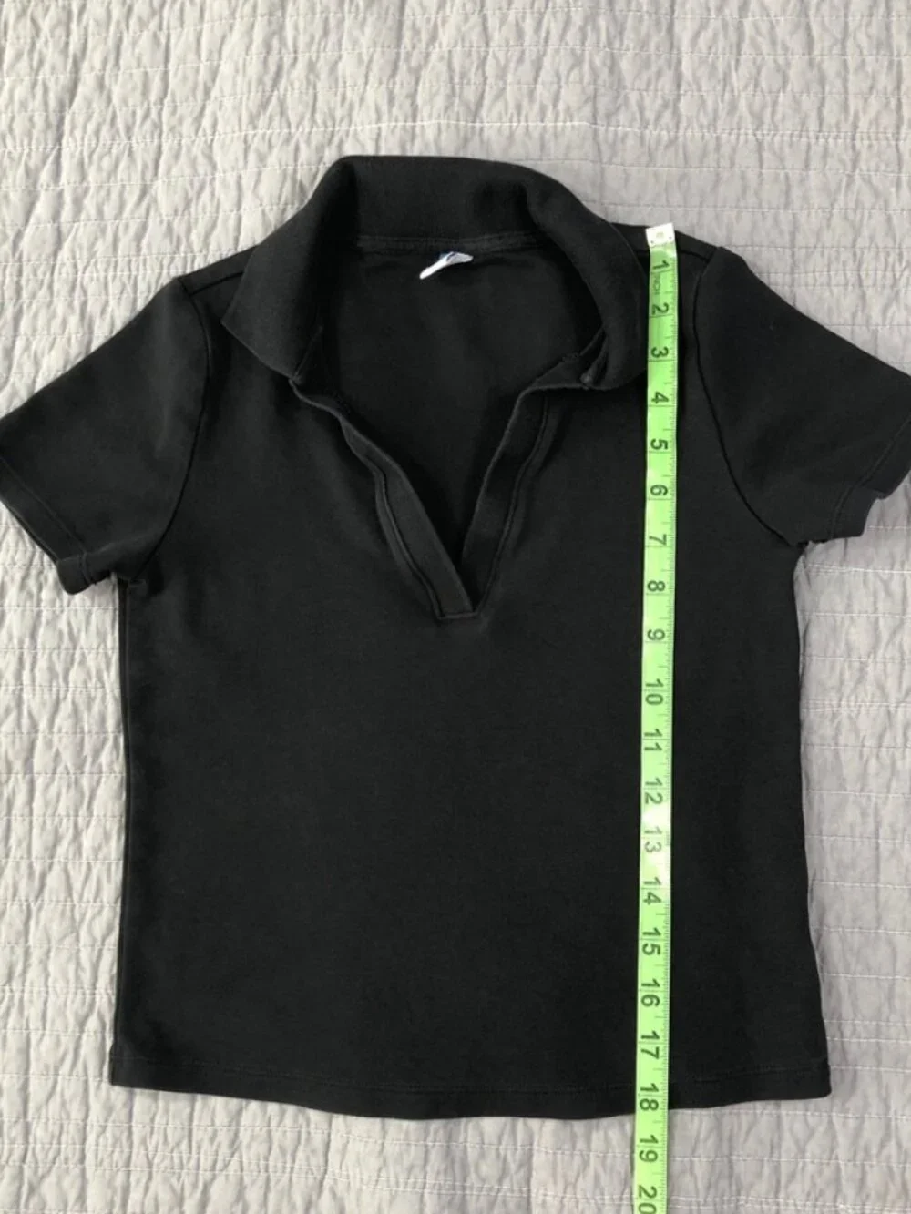 4/$15 Old Navy Polo Shirt Girl Small Black Classic Preppy School Casual